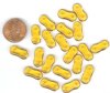 20 4x16mm Two Hole Spacer - Transparent Topaz